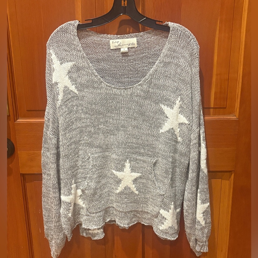 Vintage Havana Boxy Oversized Star Sweater